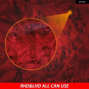 アウディ Q7 SQ7 4メートル 2016-2019 アクセサリーカーボンシート調整 コントロール パネル トリム カバー 車内 装飾 ステッカー - Wood Grain B