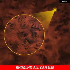 アウディ Q7 SQ7 4メートル 2016-2019 アクセサリーカーボンシート調整 コントロール パネル トリム カバー 車内 装飾 ステッカー - Wood Grain C