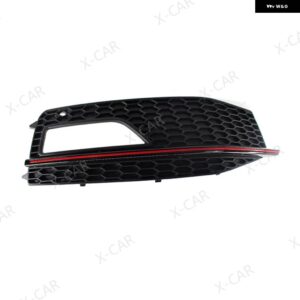 アウディ A4 B8 2012-15 S4 S-LINE フェイスリフトフロントバンパー フォグライト ランプ グリル カバー フレーム - red right