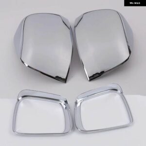 ジープ グランド チェロキー WK2 2014-2019 ABS バック ミラー カバー バック ミラー バイザー 雨アイブロウリアビュー プロテクター キャップ - ABS　chromeAB