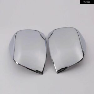 ジープ グランド チェロキー WK2 2014-2019 ABS バック ミラー カバー バック ミラー バイザー 雨アイブロウリアビュー プロテクター キャップ - ABS　chromeA