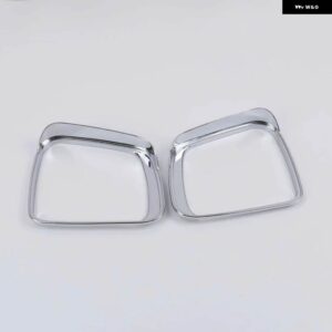 ジープ グランド チェロキー WK2 2014-2019 ABS バック ミラー カバー バック ミラー バイザー 雨アイブロウリアビュー プロテクター キャップ - ABS　chromeB