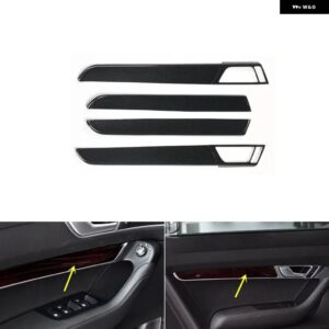 アウディ A6L A6 C6 38657 ABS カーボン スタイル 装飾 アクセサリー インテリア ギア ステッカー - Type A door trims