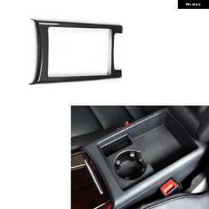 アウディ A6L A6 C6 38657 ABS カーボン スタイル 装飾 アクセサリー インテリア ギア ステッカー - Cup frame