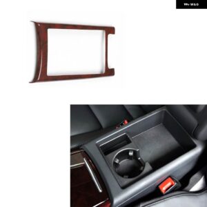 アウディ A6L A6 C6 38657 ABS マホガニー スタイル 装飾 アクセサリー インテリア モールディング ステッカー - Cup frame