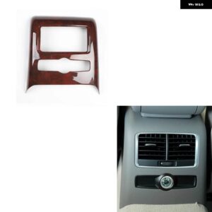 アウディ A6L A6 C6 38657 ABS マホガニー スタイル 装飾 アクセサリー インテリア モールディング ステッカー - Back air vent