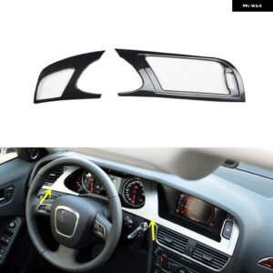 アウディ A4 B8 2009-16 プラスチック カーボン スタイル 装飾 アクセサリー インテリア トリム ステッカー - Type A Meter trim