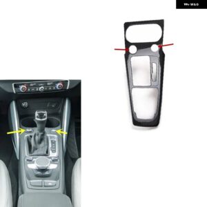 アウディ Q2 2018 19 20 21 22 23 24 右ハンドル プラスチック カーボン スタイル 装飾 アクセサリーペーストペースト インテリア ギア ステッカー - Type B Gear