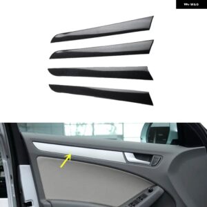 アウディ A5 8T3 2008-16 プラスチック カーボン スタイル 装飾 アクセサリー インテリア ステッカー - Type A door trims