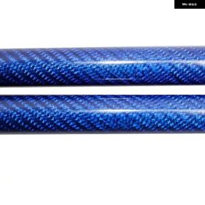 ジープ グラディエーター 2020+ フロント ボンネット フード ダンパー ガス ストラット リフト サポート ショック アブソーバー - Blue　Carbon　Fiber