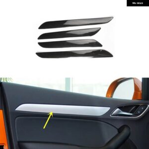 アウディ Q3 8U 2012-18 プラスチック カーボン スタイル 装飾 アクセサリー インテリア ドア トリム ステッカー - Door trims