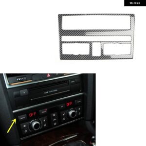 アウディ Q7 4L 2006 07 08 09 10 11 12 13 14 15 プラスチック カーボン スタイル 装飾 アクセサリー インテリア ギアドア トリム ステッカー - air panel