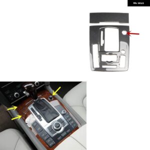 アウディ Q7 4L 2006 07 08 09 10 11 12 13 14 15 プラスチック カーボン スタイル 装飾 アクセサリー インテリア ギアドア トリム ステッカー - Type B Gear