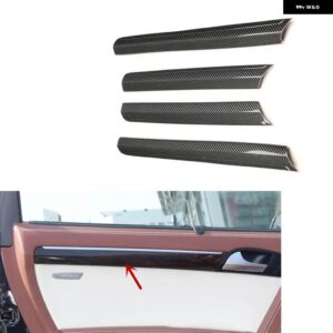 アウディ Q7 4L 2006 07 08 09 10 11 12 13 14 15 プラスチック カーボン スタイル 装飾 アクセサリー インテリア ギアドア トリム ステッカー - Door trims