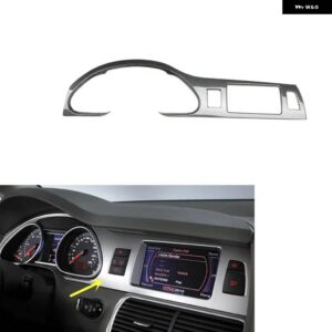アウディ Q7 4L 2006 07 08 09 10 11 12 13 14 15 プラスチック カーボン スタイル 装飾 アクセサリー インテリア ギアドア トリム ステッカー - Meter trim