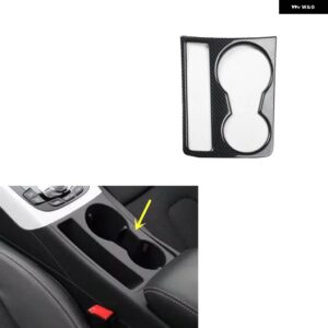 アウディ A4 B8 2009 10 11 12 13 14 15 16 右ハンドル プラスチック カーボン スタイル 装飾 アクセサリー インテリア ステッカー - Cup holder