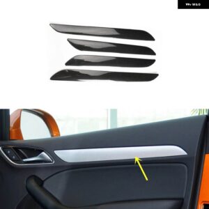 アウディ Q3 8U 2012 13 14 15 16 17 18 右ハンドル プラスチック カーボン 装飾 アクセサリー インテリア ドアギア ステッカー - Door trims