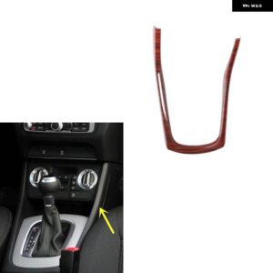 アウディ Q3 8U 2012-18 プラスチック 木目調 装飾 アクセサリー インテリア ギア トリム ステッカー - Gear frame