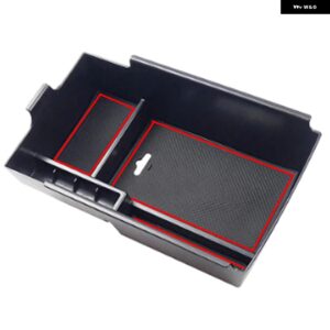 シボレー エクイノックス 3 MK3 第 3 世代 2017-2019-24 カーセンターコンソール カップ電話カードホルダー ボックス カスタム - red 1