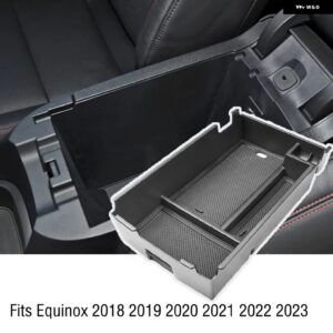 シボレー エクイノックス 3 MK3 第 3 世代 2017-2019-24 カーセンターコンソール カップ電話カードホルダー ボックス カスタム - Black 2