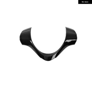 スズキ ABS 車内ステアリングホイール 装飾 カバー ジムニー 2015 2016 2017 カーアクセサリースタイリング カスタムパーツ アク - B style black