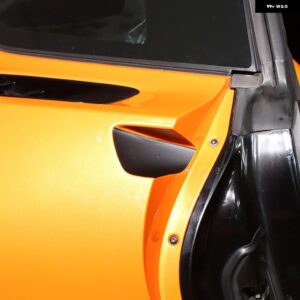 シボレー コルベット C7 2014-2019 PVC 素材ドアボウルステッカー カーボンスタイル 車外装 装飾 カスタムパーツ アクセサリー 交 - Style B