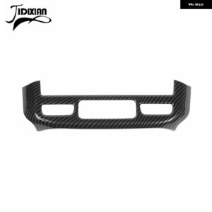 シボレー 緊急灯ランプ スイッチパネル 装飾 カバー コロラド GMC キャニオン 2014-2022 カーアクセサリー カスタムパーツ アクセサ - carbon fiber grain