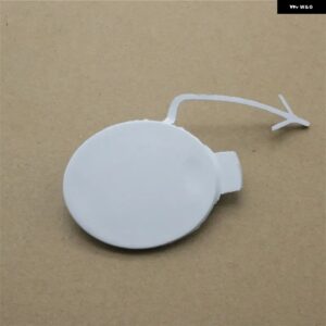 シボレー アベオ 2011-14 フロントバンパー 牽引フックカバー キャップ カスタムパーツ アクセサリー 交換用部品 互換品 - WHITE