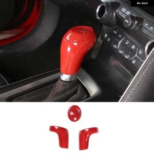 シボレー コルベット C7 2014-2019 ABS カーボン車内シフトノブカバー 装飾 ステッカー カーアクセサリー カスタムパーツ アクセサ - STYLE G