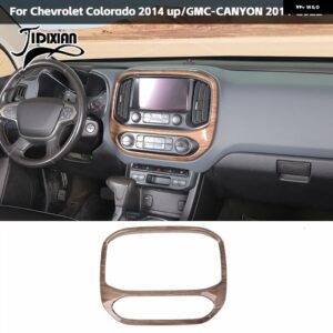 シボレー 木目調車内 装飾 カバー アクセサリー コロラド 2014 2015 2016 アップ GMC キャニオン 2014-2022 カスタム - navigation panel 1