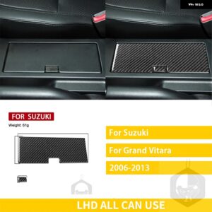 スズキ グランドビターラ 2006-13 アクセサリーカーボン車内カップホルダーパネルステッカー カスタムパーツ アクセサリー 交換用部品 互換 - Cup holder LHD2