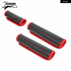 シボレー ドアサイドトップハンドルカバー シルバラード GMC シエラ 2014-18 インテリアアクセサリー カスタムパーツ アクセサリー 交換 - Leather