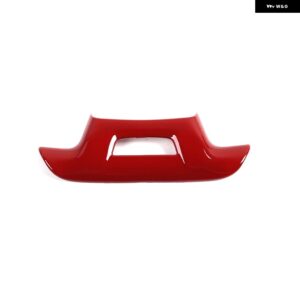 シボレー 車内ステアリングホイール 装飾 カバー トリム カマロ 2016-24 アップ カスタムパーツ アクセサリー 交換用部品 互換品 - red for 2016 up