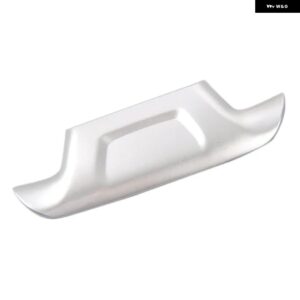 シボレー 車内ステアリングホイール 装飾 カバー トリム カマロ 2016-24 アップ カスタムパーツ アクセサリー 交換用部品 互換品 - silver for 2017 up