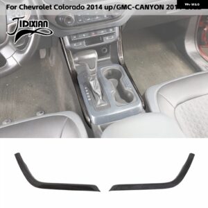 シボレー 黒木目車室内 装飾 カバー アクセサリー コロラド 2014 アップ GMC キャニオン 2014-2022 カスタムパーツ アクセサリ - gear side cover