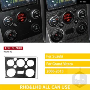 スズキ グランドビターラ 2006-13 アクセサリーカーボンカーインテリア AC CD パネルトリム ステッカー カスタムパーツ アクセサリー - control B