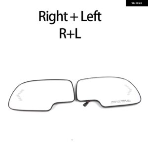 シボレー サイド加熱ミラー ガラス LH RH レンズ 交換用 アバランチ シルバラード サバーバン タホ 1500 2500 3500 カスタム - Right and Left