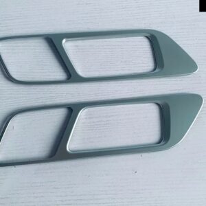 スズキ スペーシア MK54S MK94S 2024 2025 ABS フロントインナードアハンドルカバー キャッチボウルトリム インサートベゼル - Silver