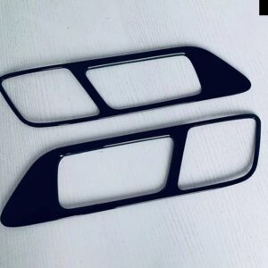 スズキ スペーシア MK54S MK94S 2024 2025 ABS フロントインナードアハンドルカバー キャッチボウルトリム インサートベゼル - Piano Black