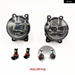 スズキ スイフト 2011-17 車 LED フォグライト デイタイムランニング DRL ワイヤーハーネススイッチ 防水 カスタムパーツ アクセサ - Only LED fog