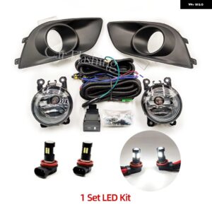 スズキ スイフト 2011-17 車 LED フォグライト デイタイムランニング DRL ワイヤーハーネススイッチ 防水 カスタムパーツ アクセサ - LED full set