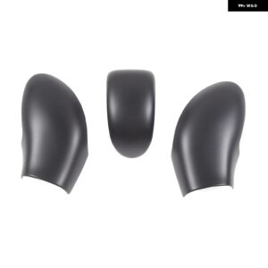 シボレー コルベット C6 2005-2013 ABS ブラック/カーボンカーギアシフトヘッドカバー トリム ステッカー カーアクセサリー カスタ - 3 pcs ABSMatte black