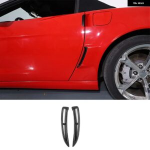 シボレー ABS カーボン コルベット C6 2005-2013 ガラスリフトフレームアームレスト ボックス カバー ステッカー カーアクセサリー - 15