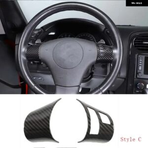 シボレー ABS カーボン コルベット C6 2005-2013 ガラスリフトフレームアームレスト ボックス カバー ステッカー カーアクセサリー - 19 Style C