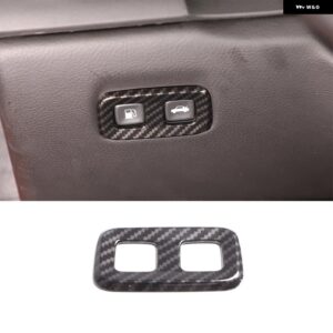 シボレー ABS カーボン コルベット C6 2005-2013 ガラスリフトフレームアームレスト ボックス カバー ステッカー カーアクセサリー - 2
