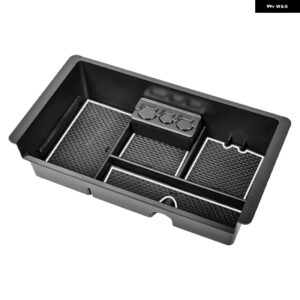 シボレー アームレスト ボックス トレイ 2015-2020 GMC ユーコン/ユーコン XL タホ/サバーバン アクセサリー センター コノスル - White