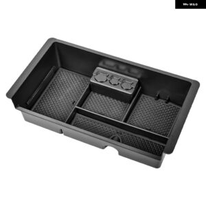 シボレー センターコンソール オーガナイザー シルバラード/GMC シエラ 2014-2018 タホ サバーバン/GMC ユーコン 2015-20 - black
