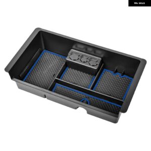 シボレー センターコンソール オーガナイザー シルバラード/GMC シエラ 2014-2018 タホ サバーバン/GMC ユーコン 2015-20 - blue