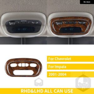シボレー インパラ 2001/04/01 アクセサリー木目調プラスチック車内ヘッドライト スイッチボタンパネルトリム ステッカー カスタムパーツ - 16