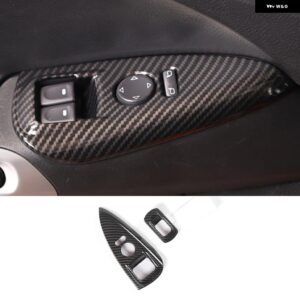 シボレー コルベット C6 2005-2013 ABS カーボンガラスリフトフレームアームレスト ボックス カバー ステッカー カーアクセサリー - 7
